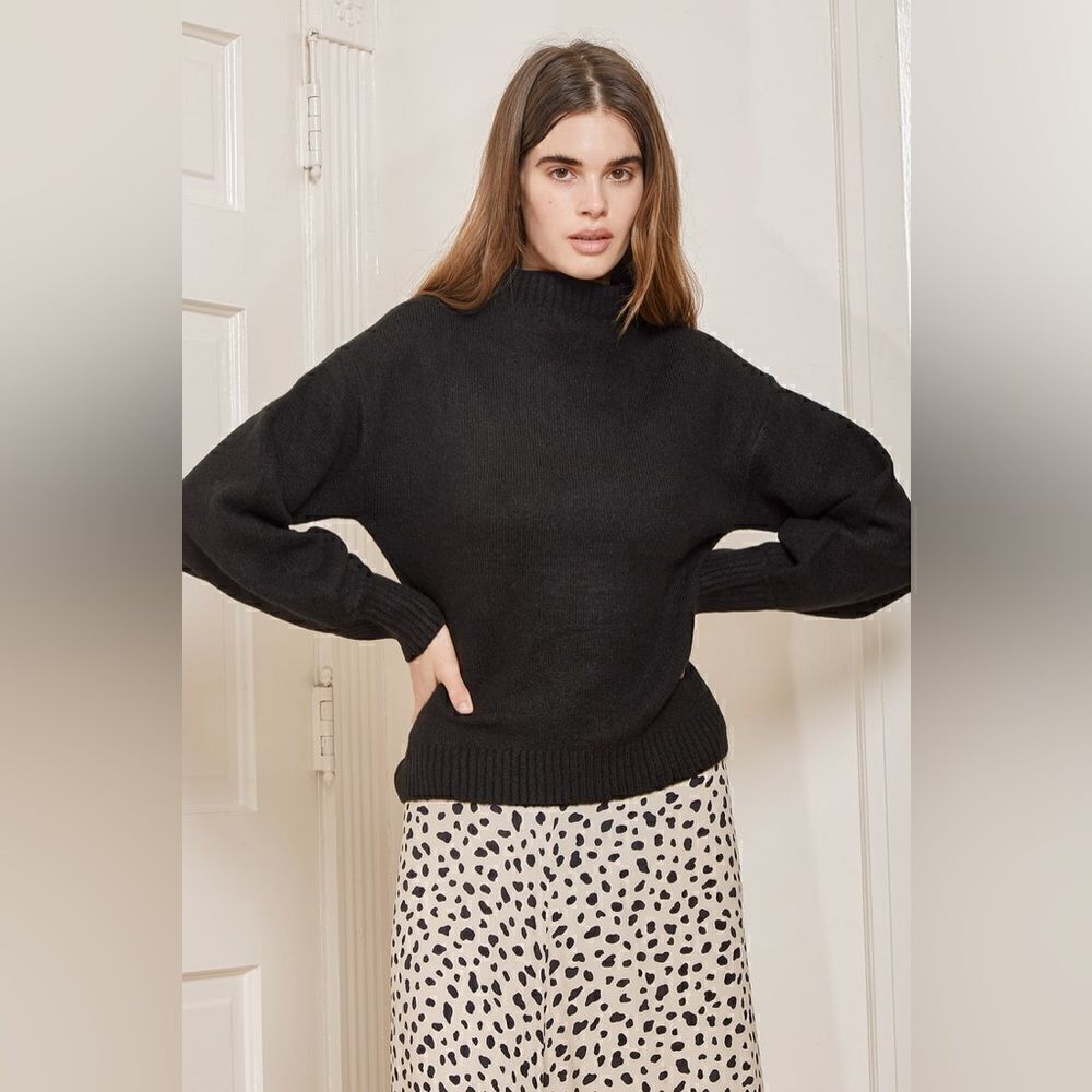 Lulus Warm Endearments Turtleneck Crop Sweater